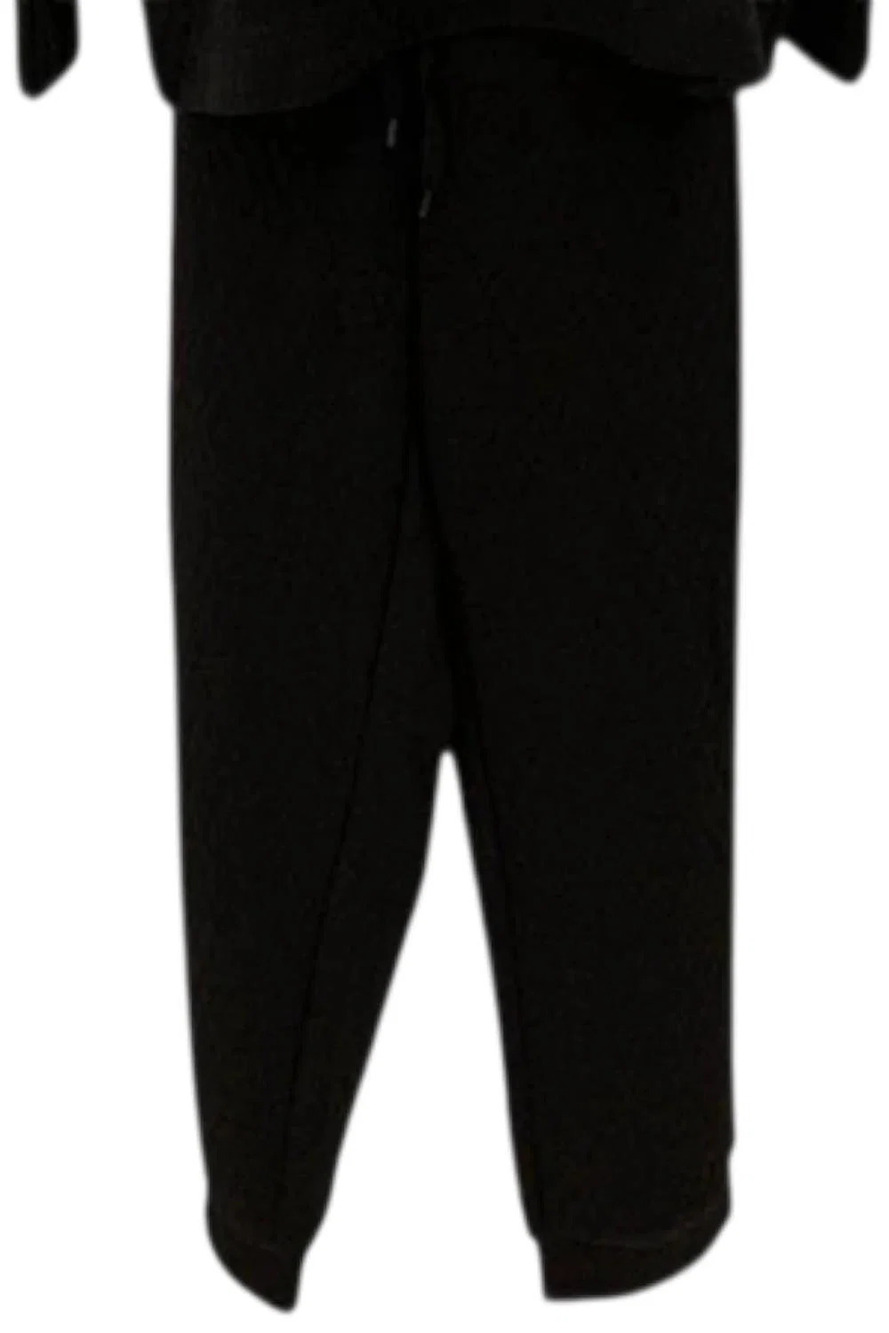 Comfort Code Women's Quilted Knit Jogger Black - Regular